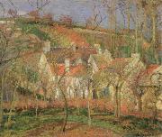 Camille Pissarro the red roofs France oil painting artist